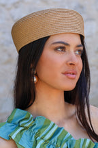 Casquette ovalado natural| Rafia