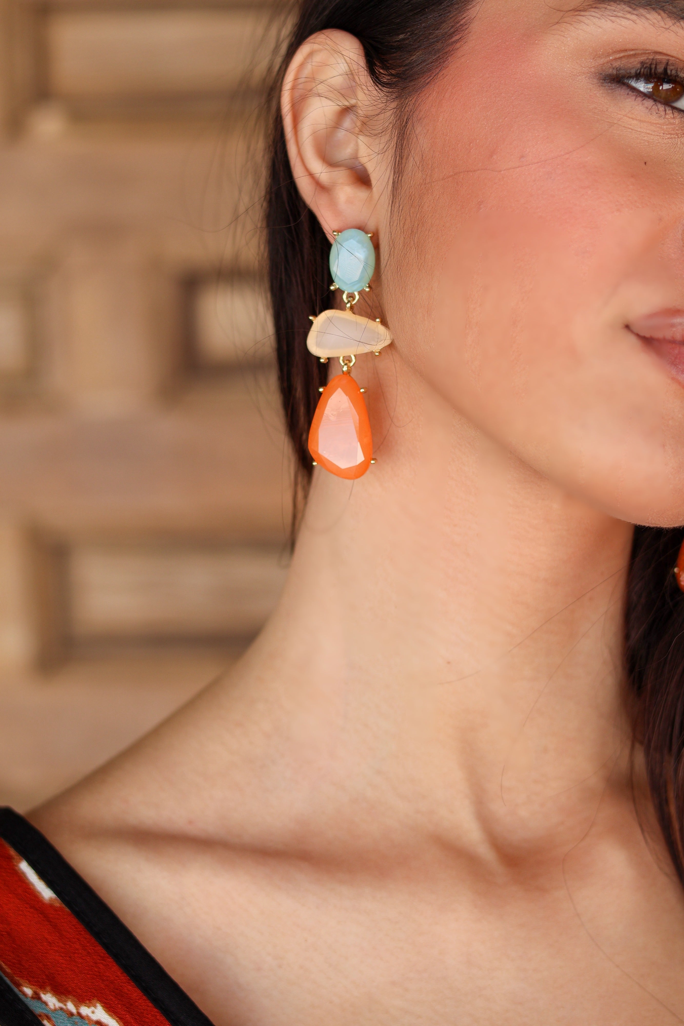 Pendientes multicolor| Lúa