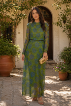 Conjunto estampado verde| Novadeli
