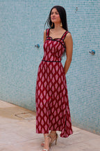 Vestido buganvilla midi| Solara