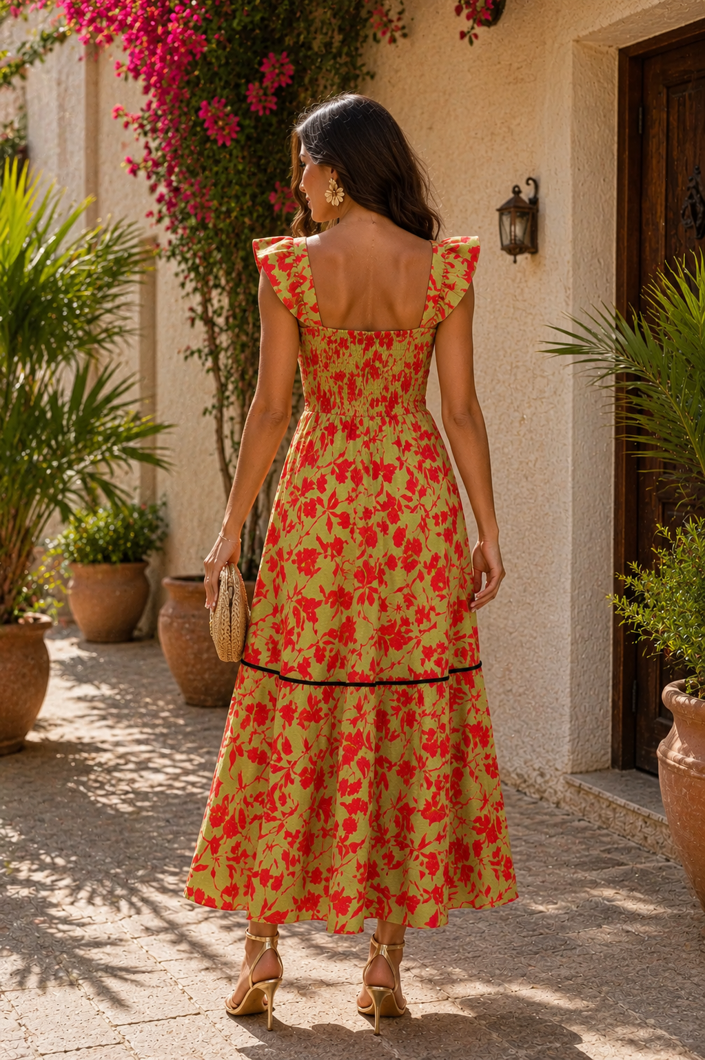 Vestido estampado| Cumbia