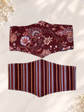 Fajín Burdeos reversible| Nerea
