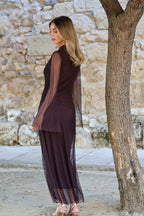 Vestido marrón| Paula