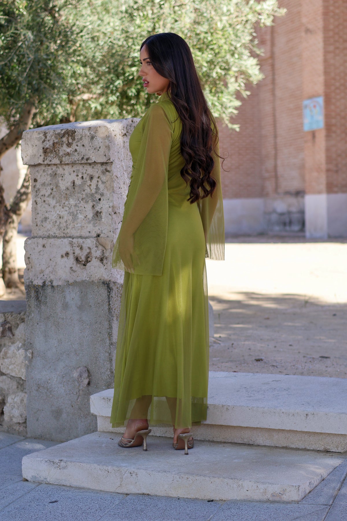 Vestido verde| Paula