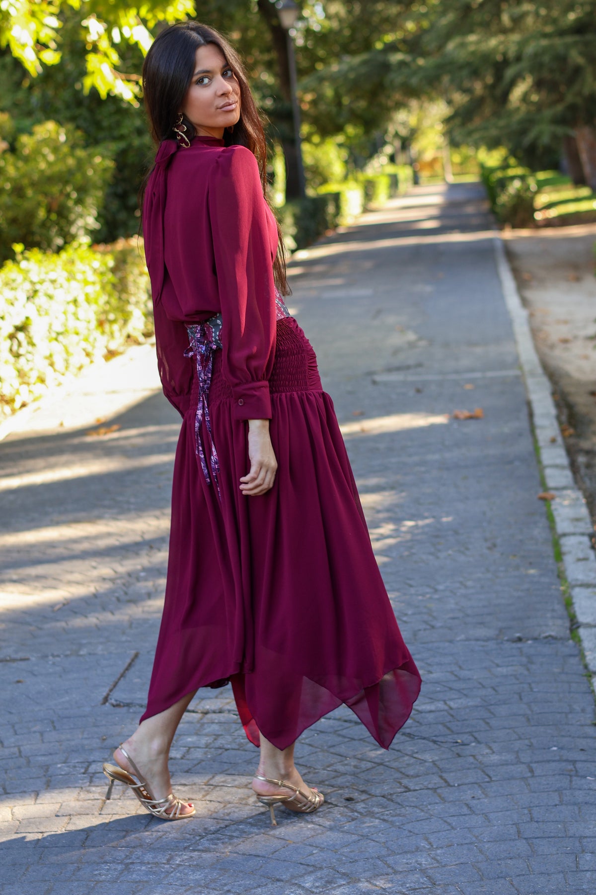 Conjunto burdeos| Silvia