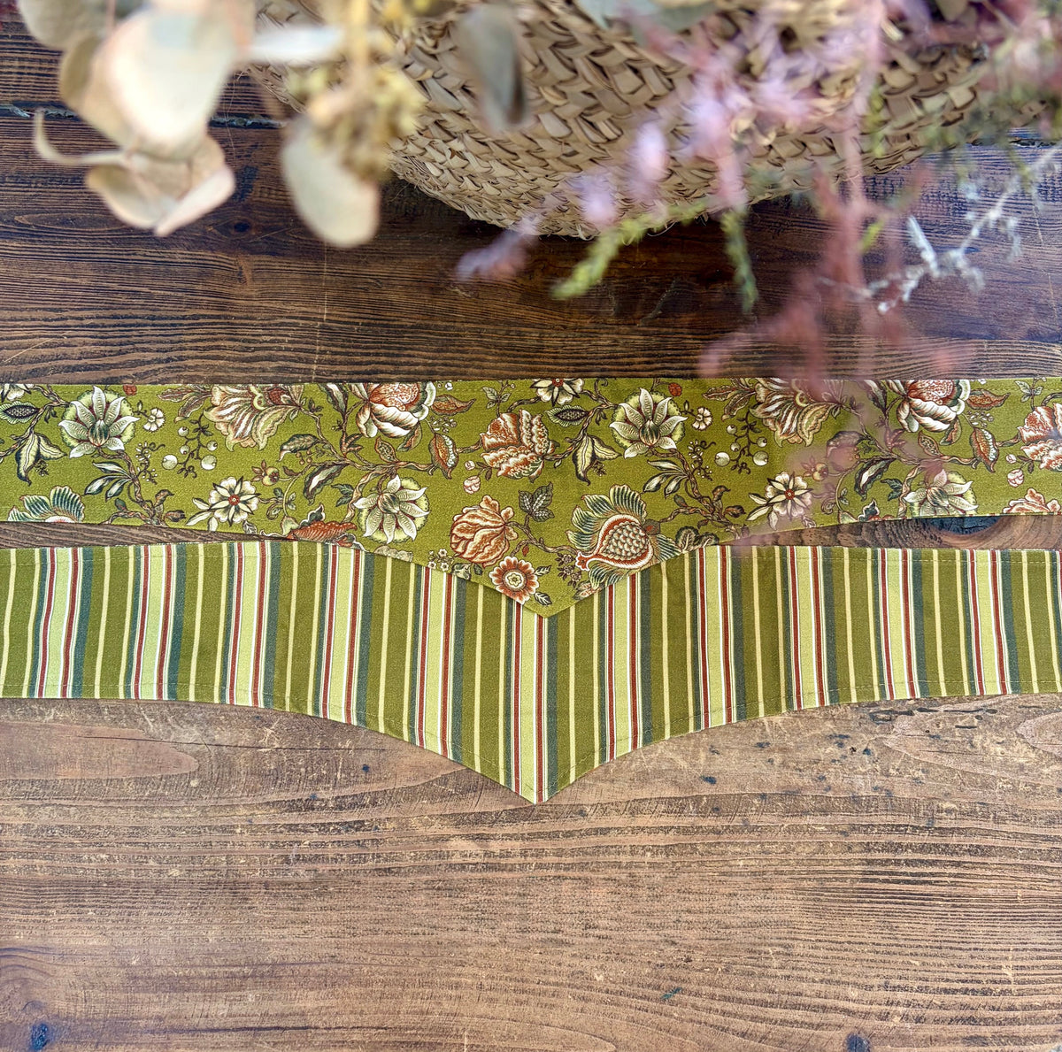 Fajín verde reversible| Amatista