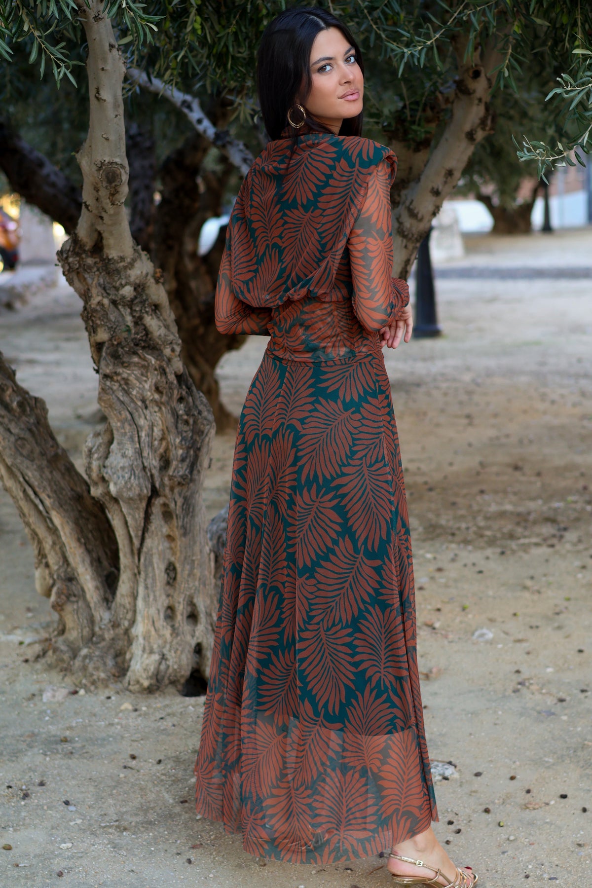Conjunto estampado teja| Novadeli