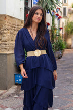 Vestido midi marino | Córdoba