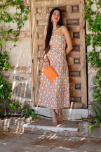 Vestido midi estampado| Évora