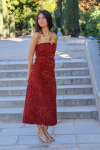 Falda midi caldera| Leonora