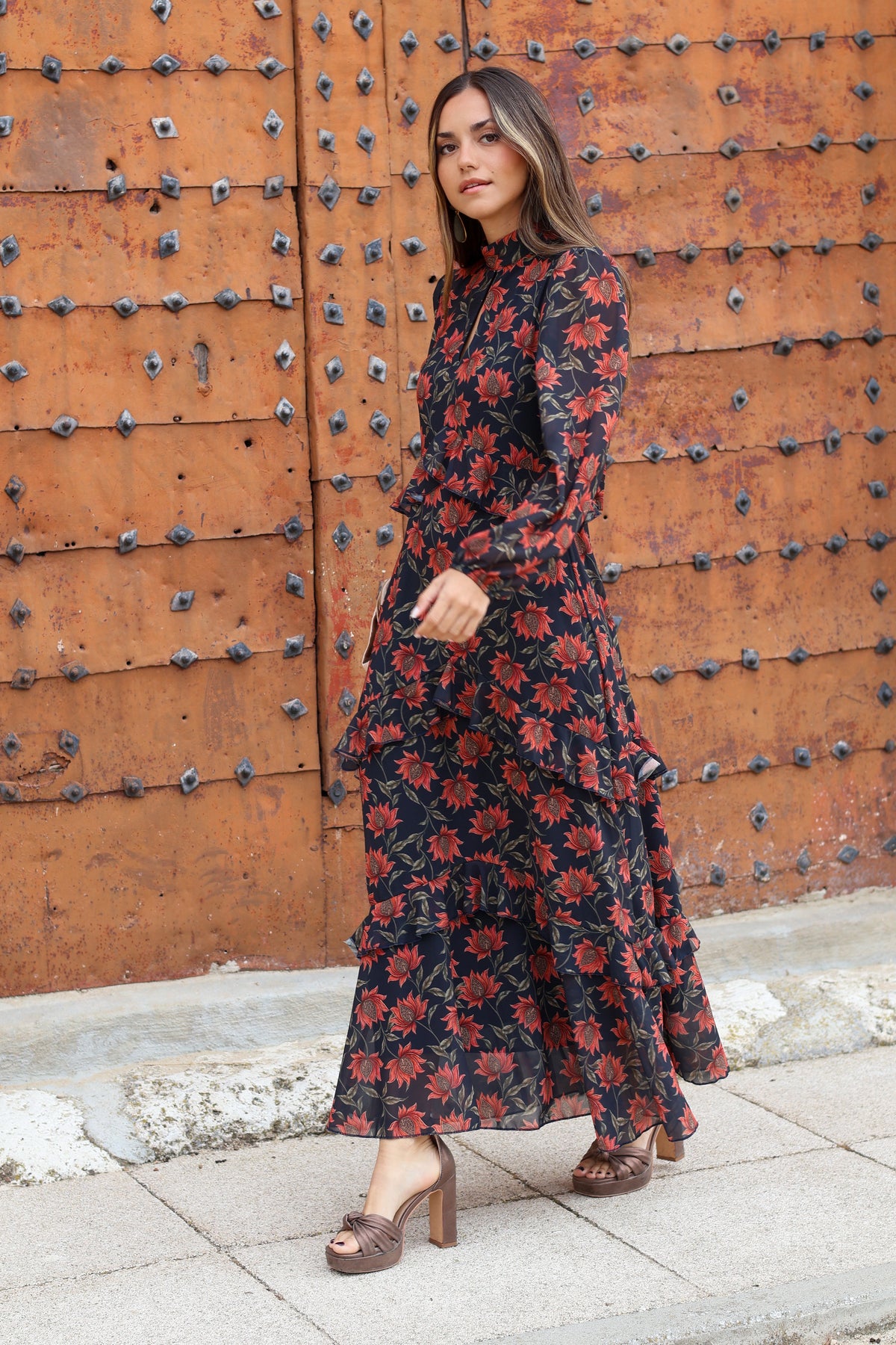 Vestido estampado| Loretta