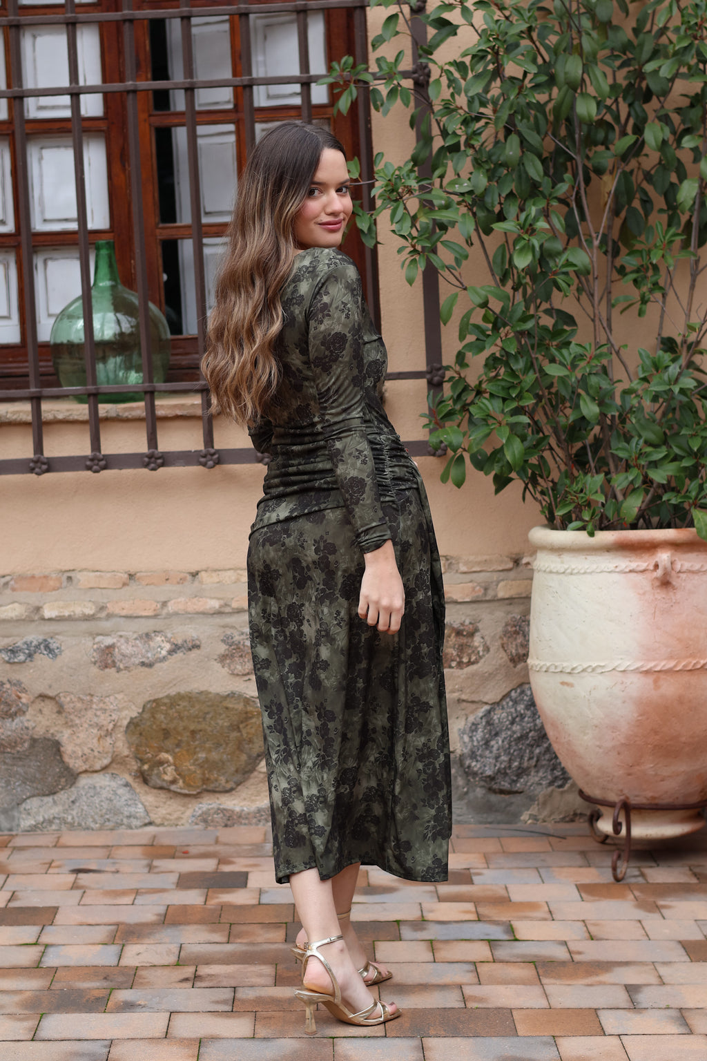 Vestido verde| Marcela