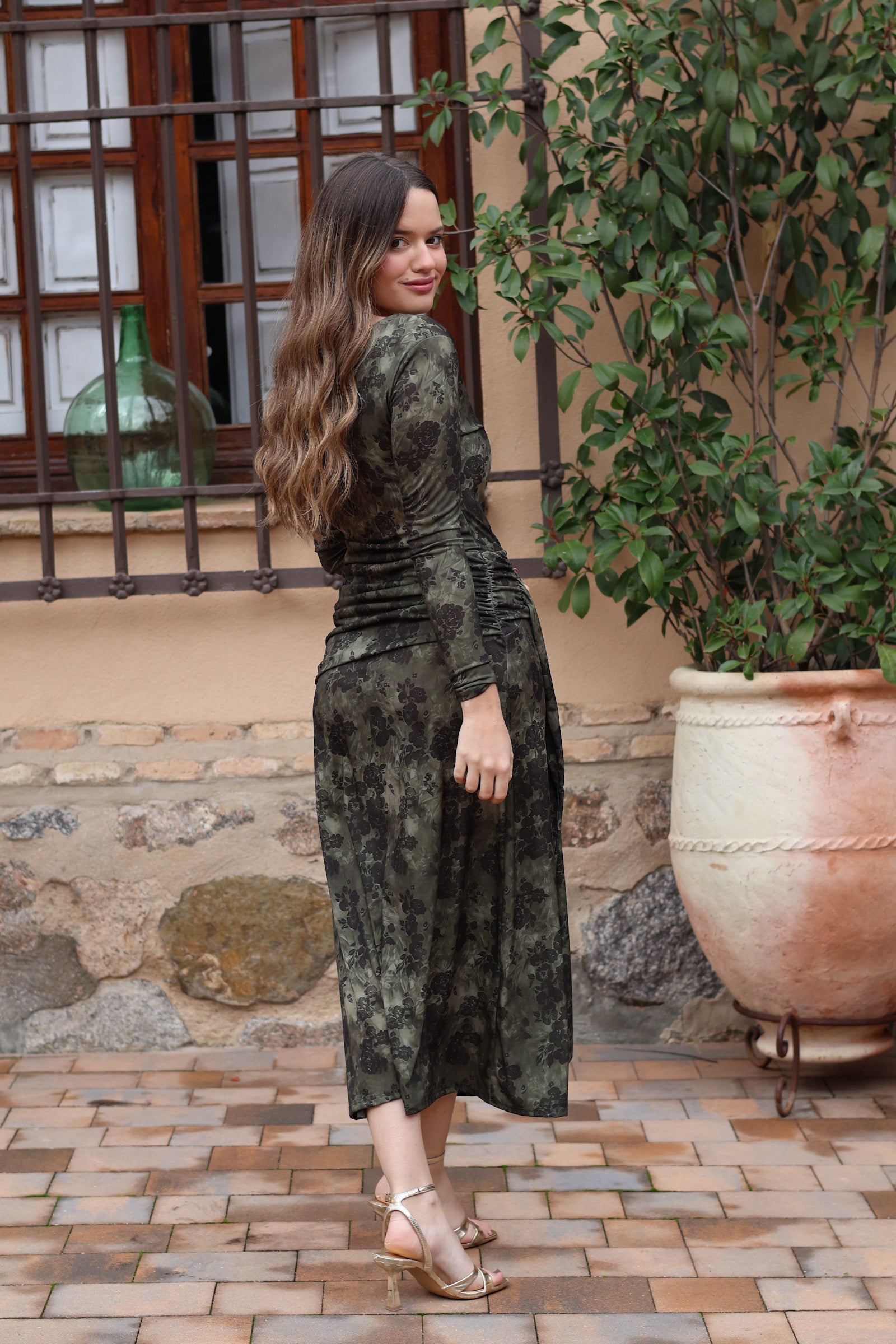 Vestido verde| Marcela