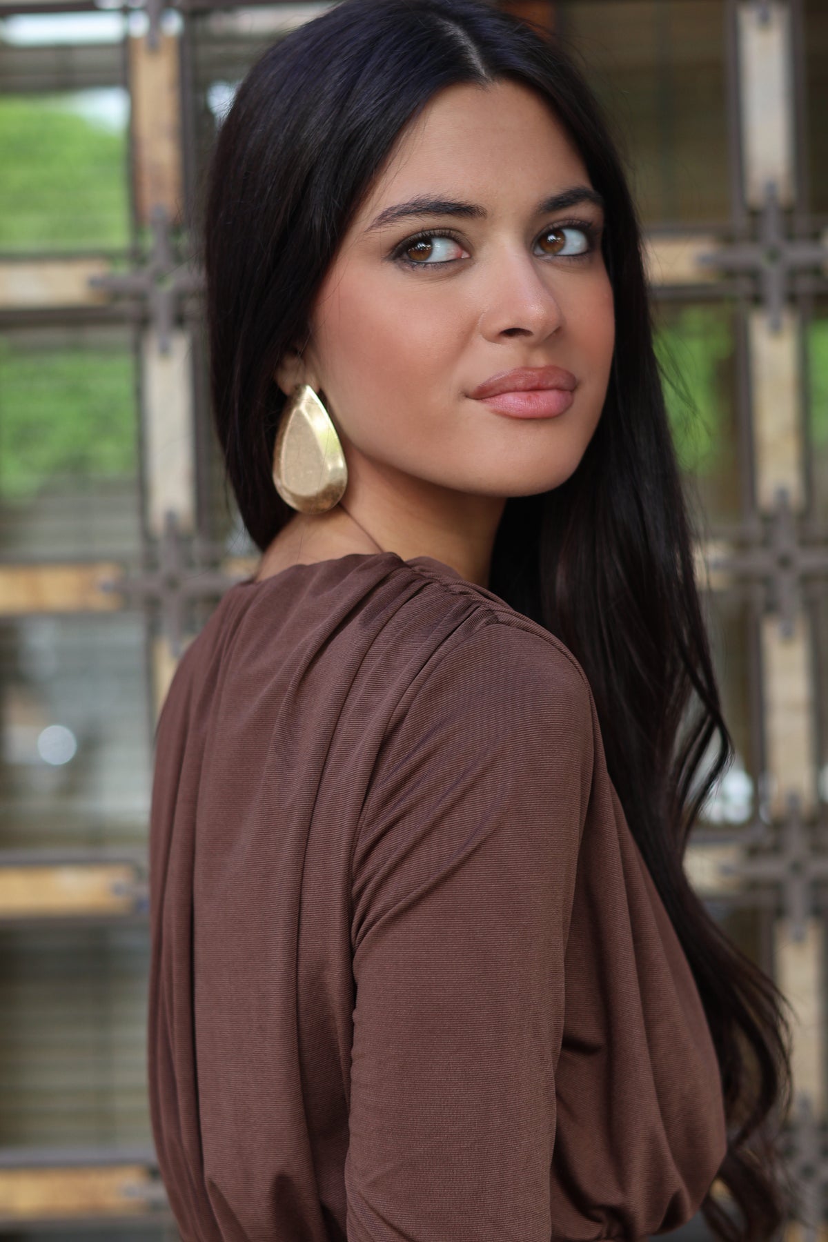 Vestido marrón | Olimpia