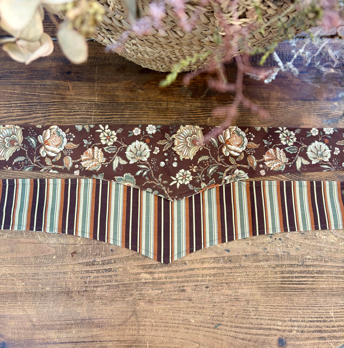 Fajín marrón reversible| Amatista
