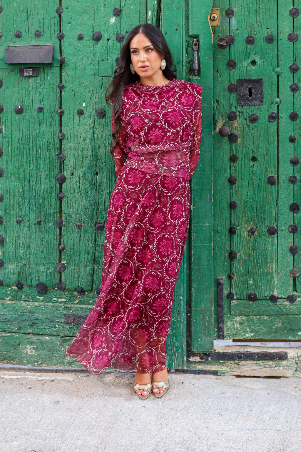 Conjunto estampado rosa| Novadeli