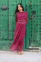 Conjunto estampado rosa| Novadeli