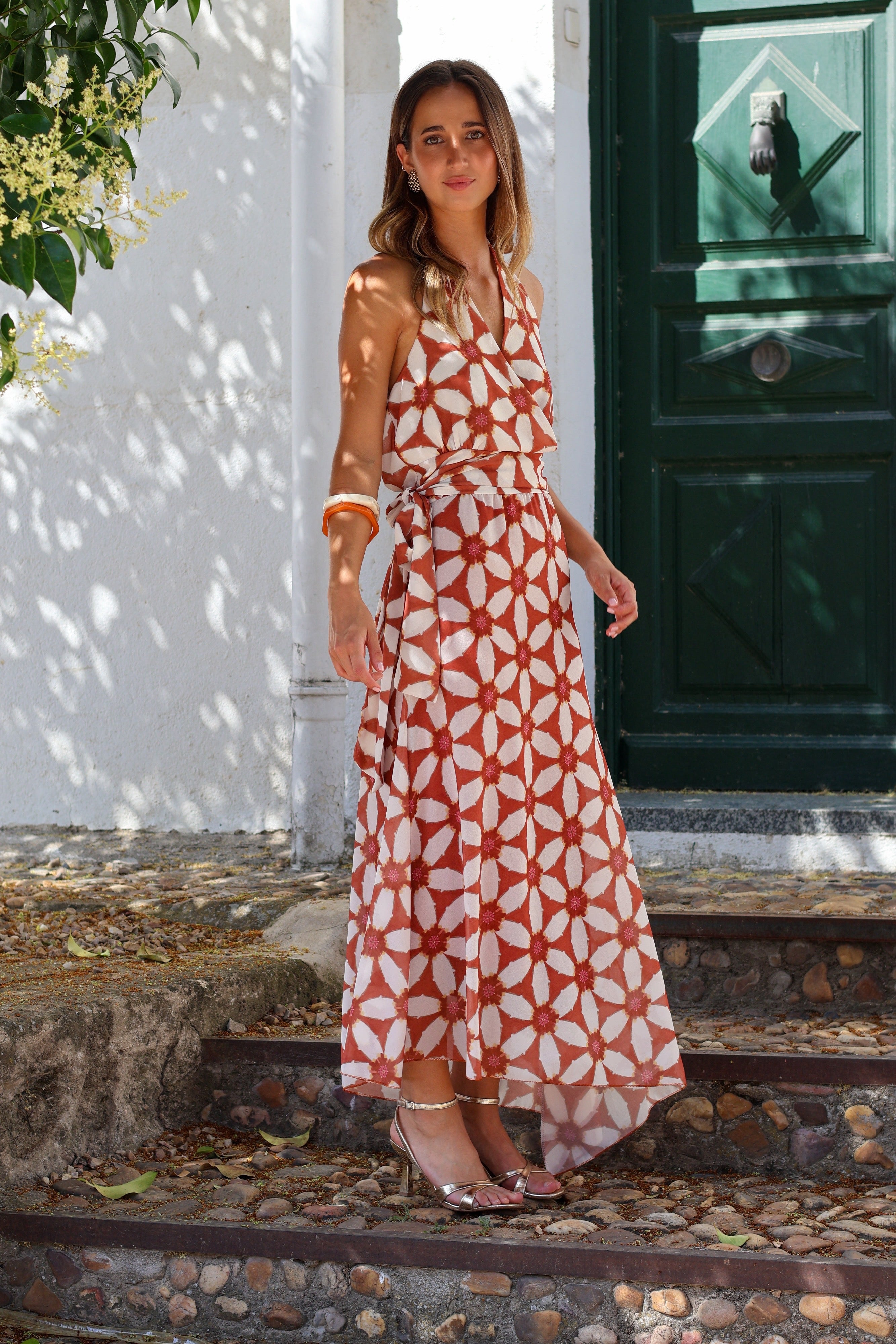 Conjunto estampado teja| Elyanis