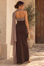 Vestido marrón| Catalina
