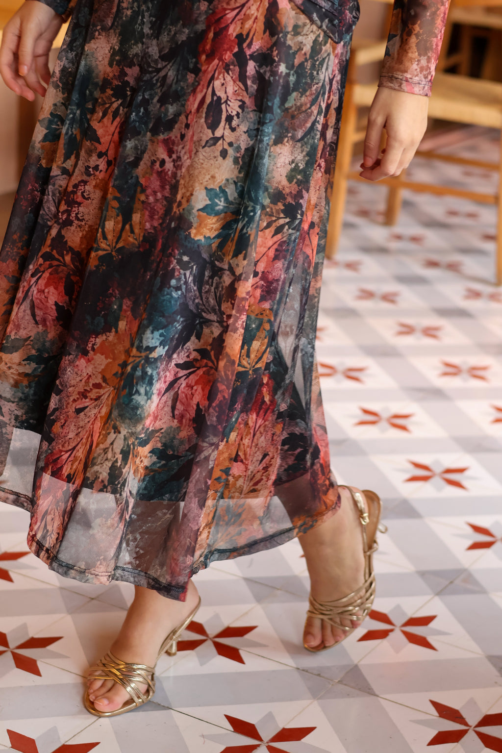 Vestido multicolor| Selena