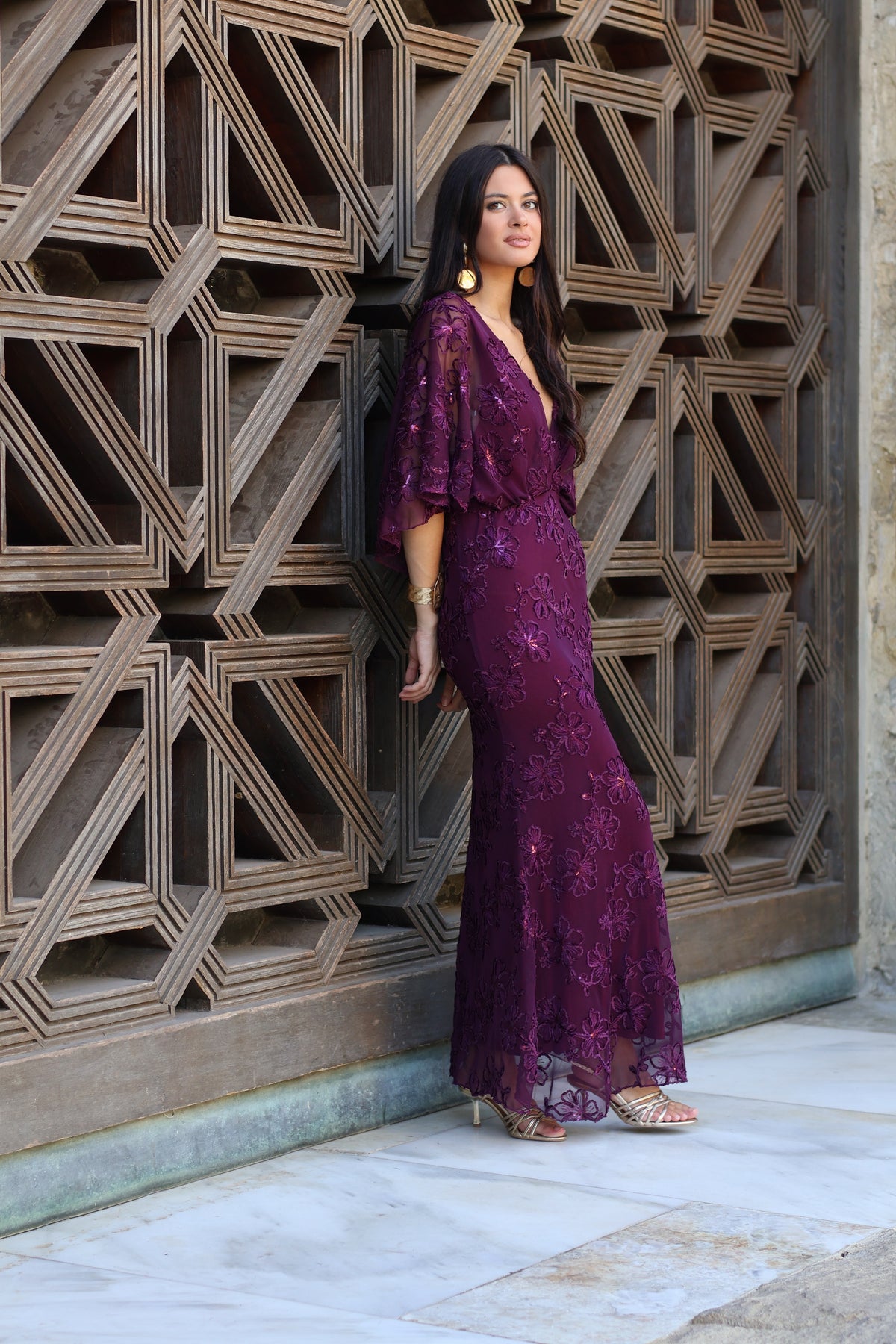 Vestido ciruela | Catia