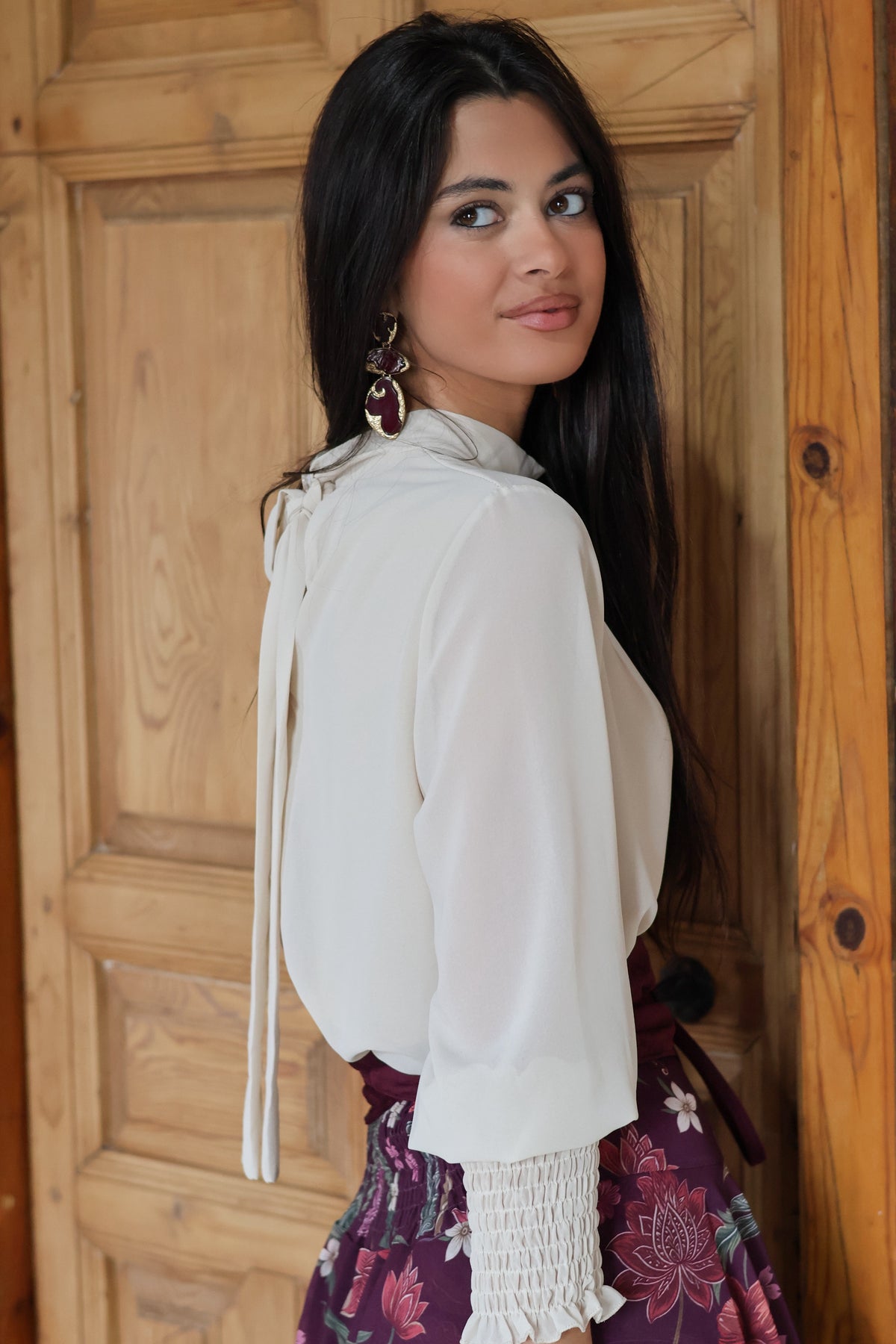 Blusa marfil| Marisa