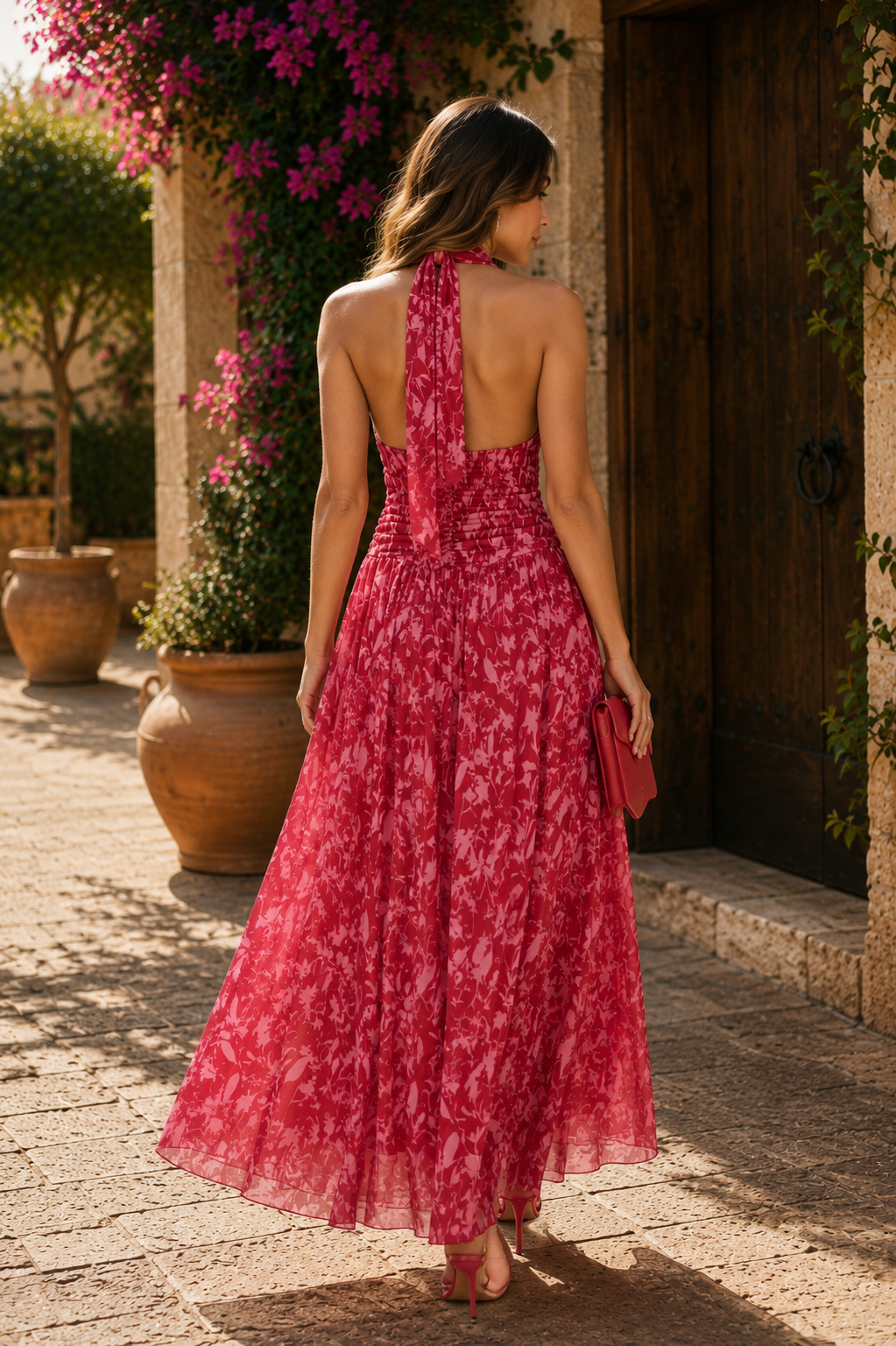 Vestido vino| Diana