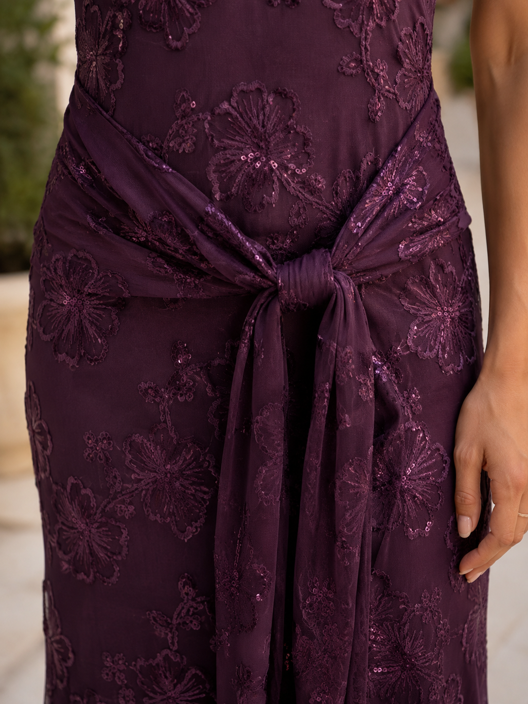 Vestido ciruela | Catia