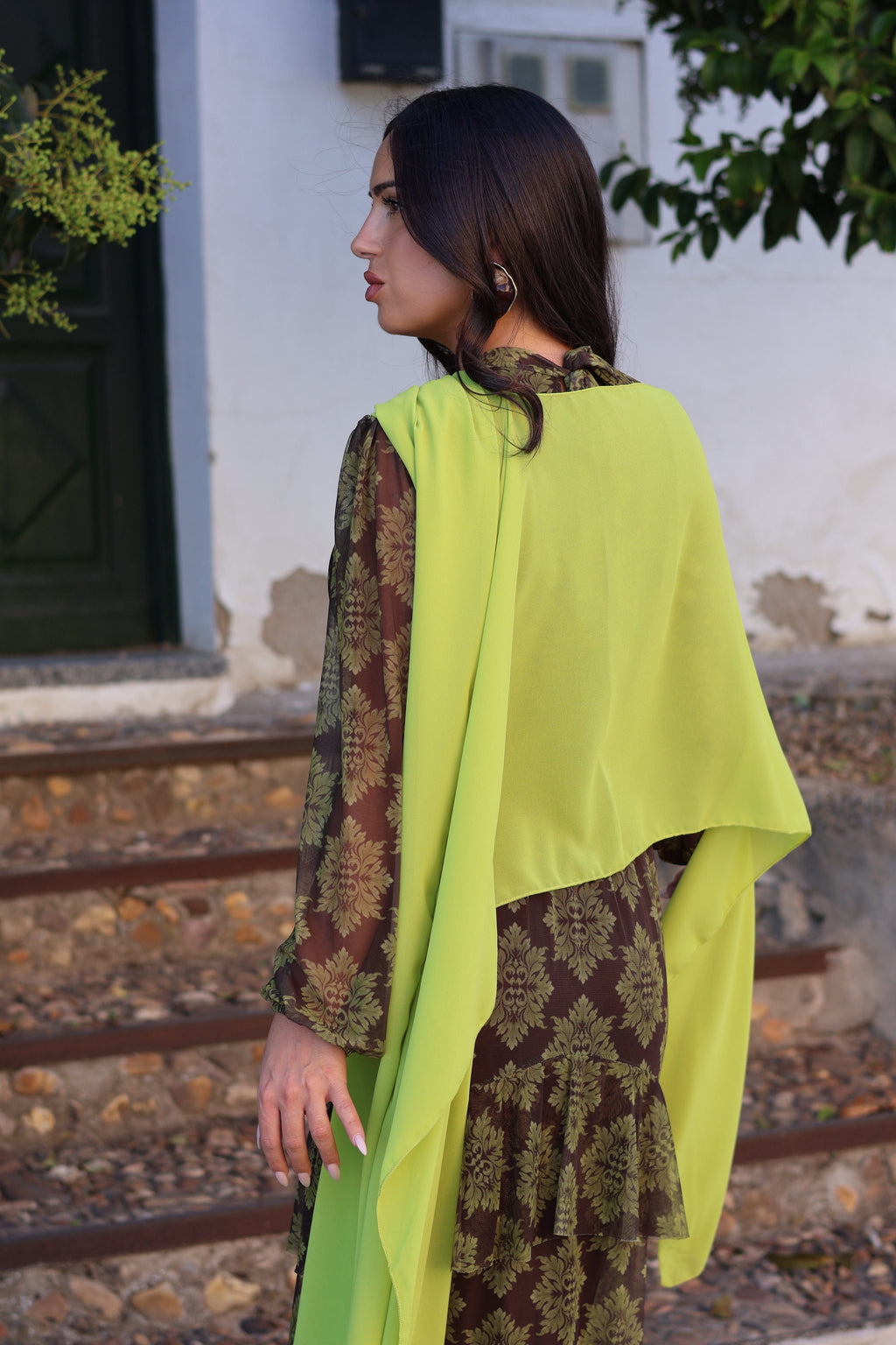 Capa corta gasa| Verde