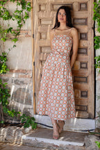 Vestido midi estampado| Évora