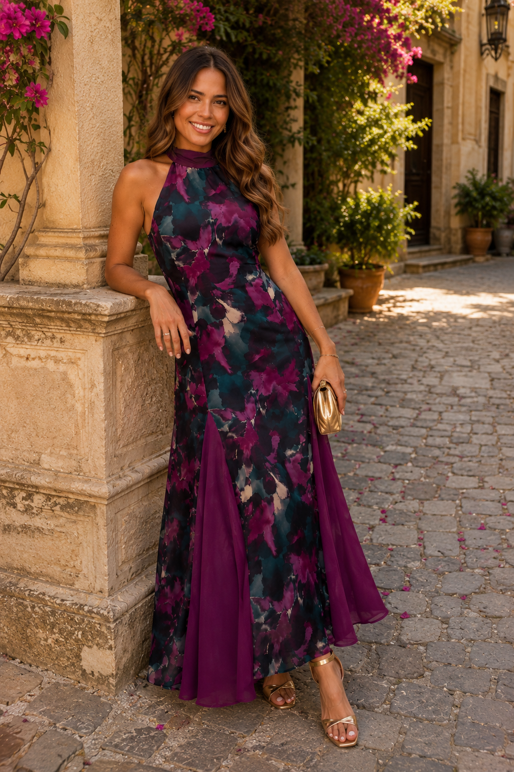 Vestido estampado| Romay