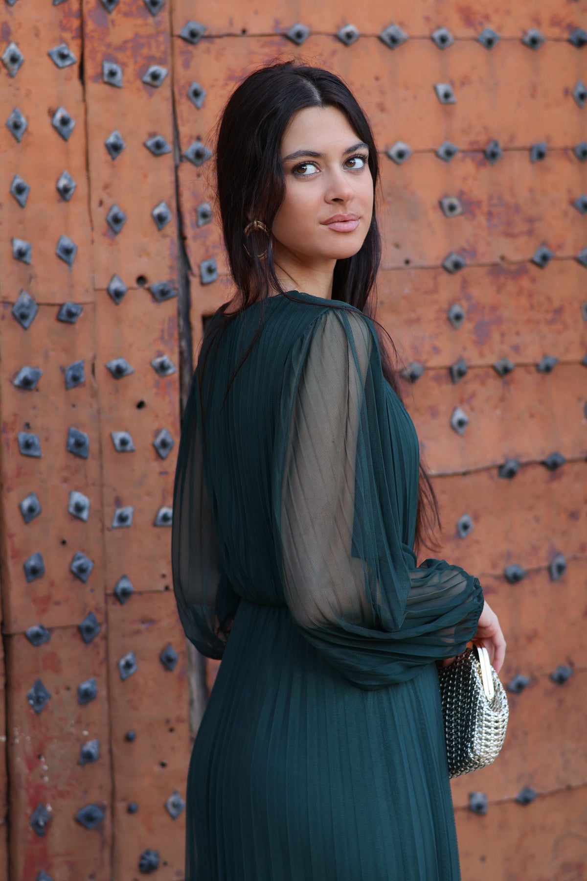 Vestido midi | Esmeralda