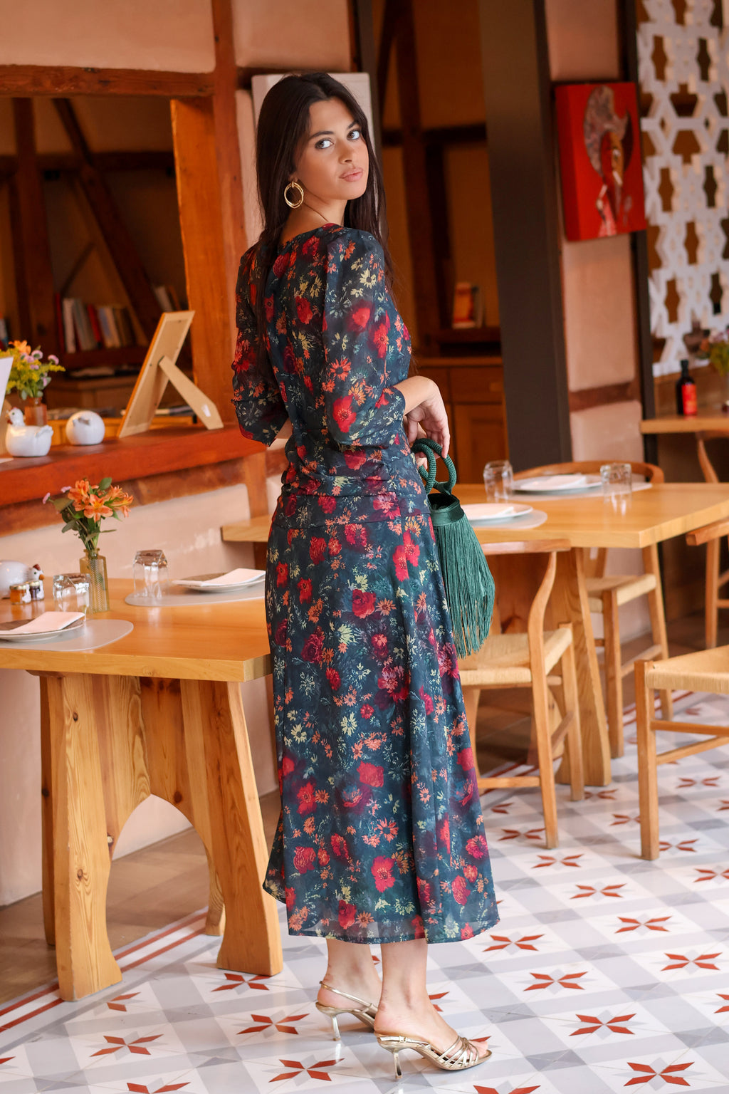Vestido estampado| Selva