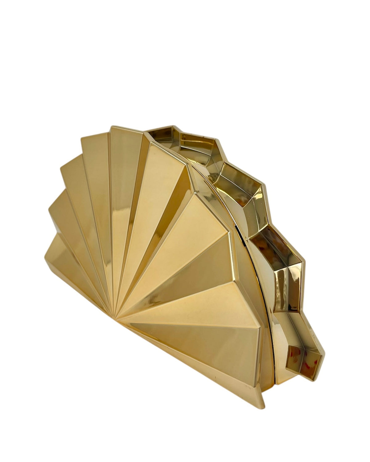 Bolso dorado| Abanico