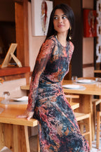Vestido multicolor| Selena