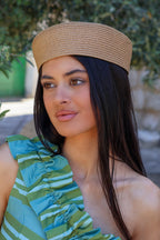 Casquette ovalado natural| Rafia