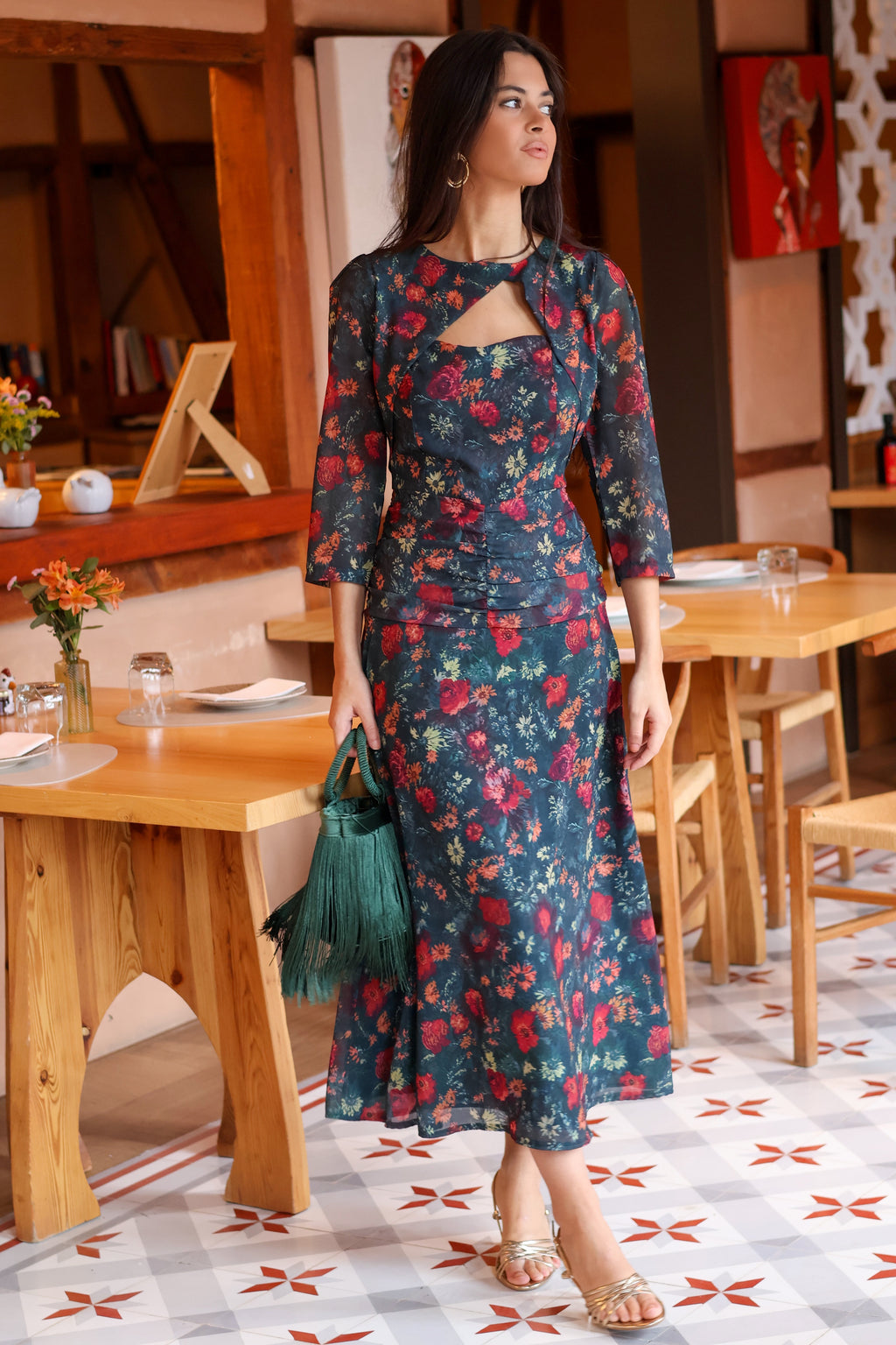Vestido estampado| Selva