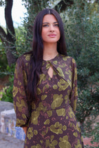 Vestido marrón| Claribel