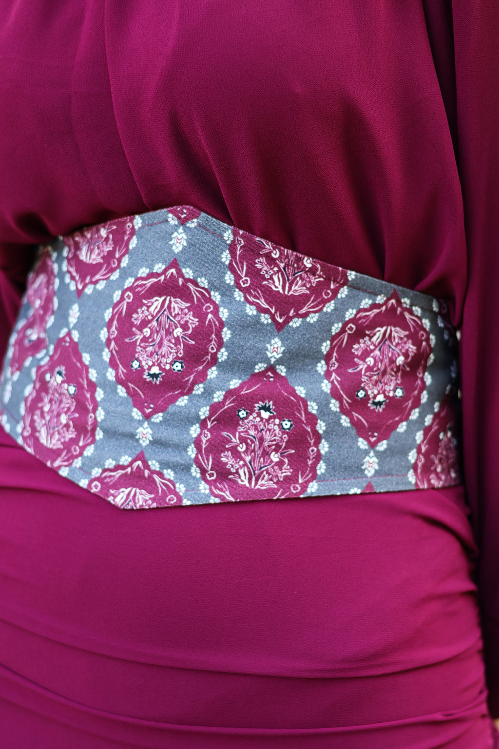 Fajín reversible| Damasco