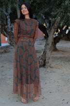 Conjunto estampado teja| Novadeli
