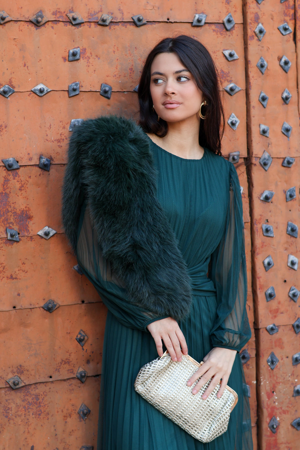 Vestido midi | Esmeralda