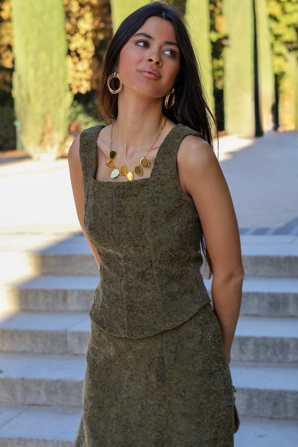 Top verde| Leonora