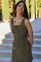 Top verde| Leonora
