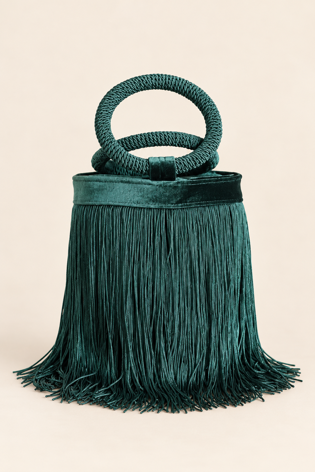Bombonera verde| Flecos