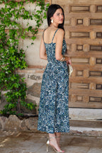 Vestido estampado verde| Évora
