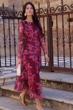 Vestido fucsia| Roxana