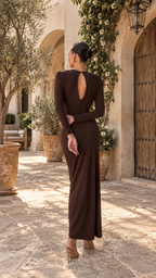 Vestido marrón | Carina