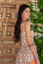 Vestido midi estampado| Évora