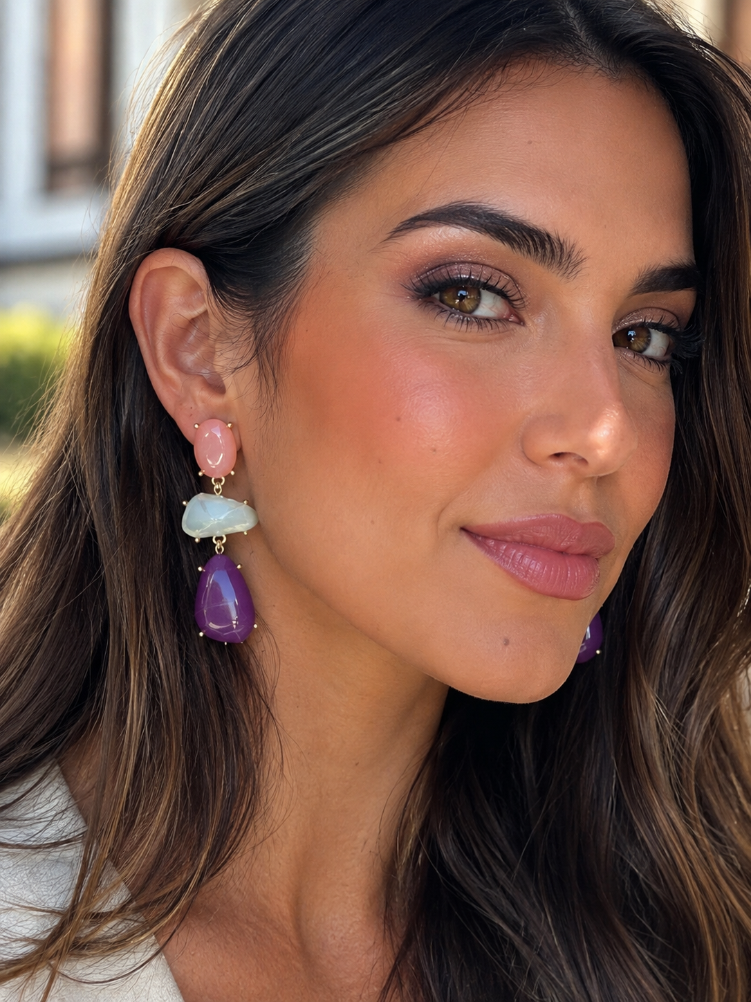 Pendientes multicolor| Lúa