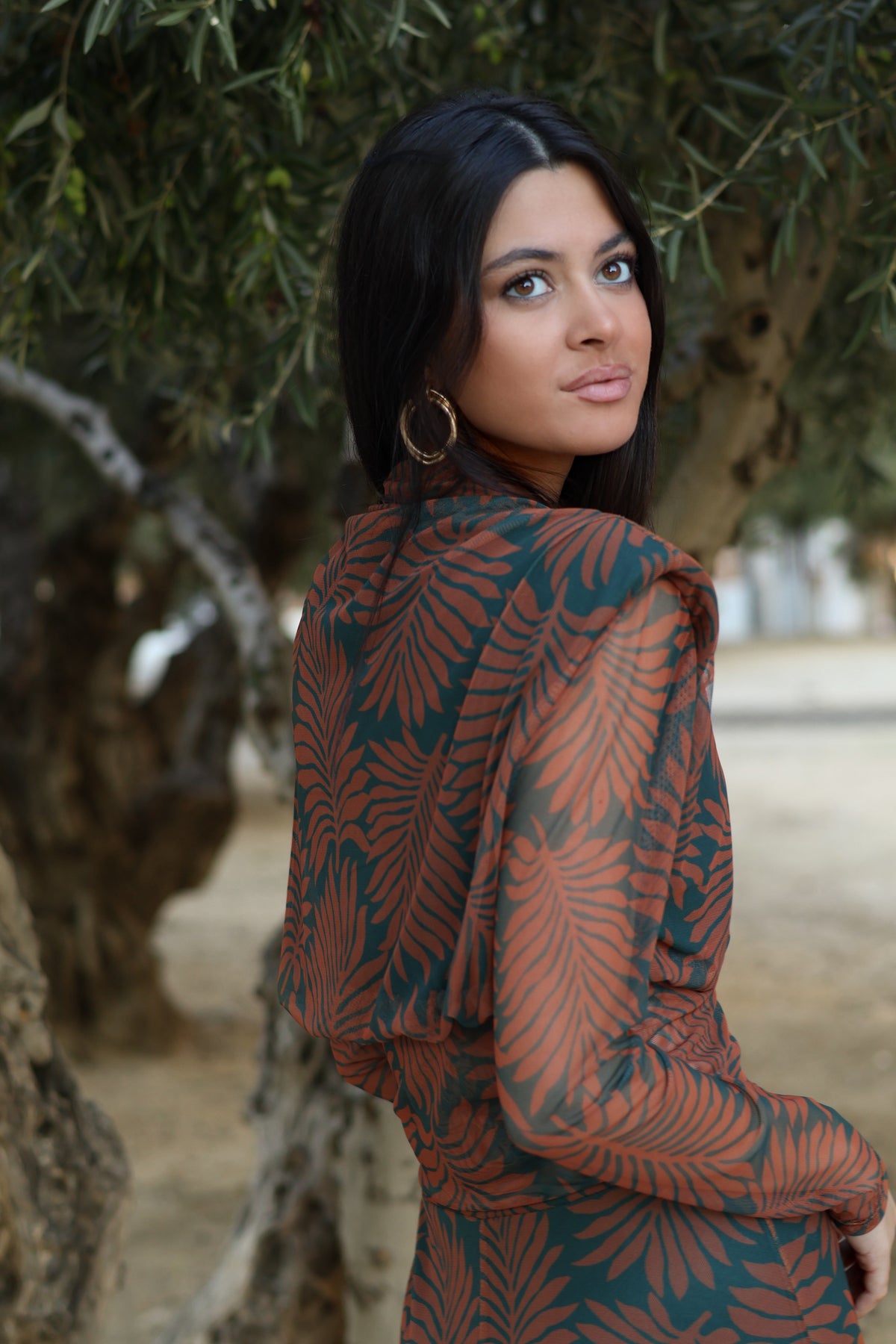 Conjunto estampado teja| Novadeli